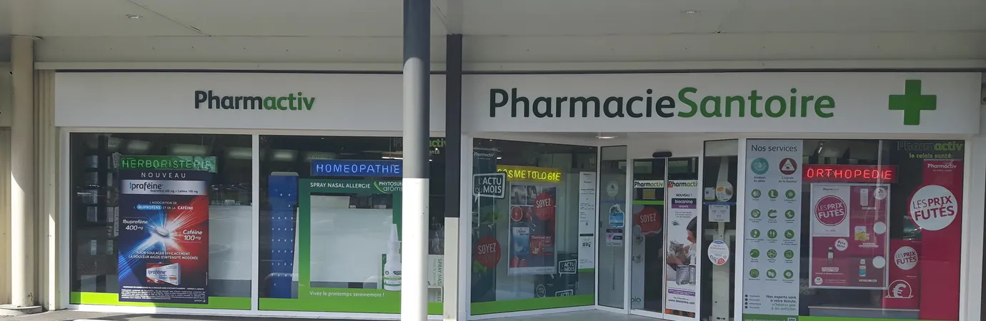 Bienvenue à la pharmacie Santoire